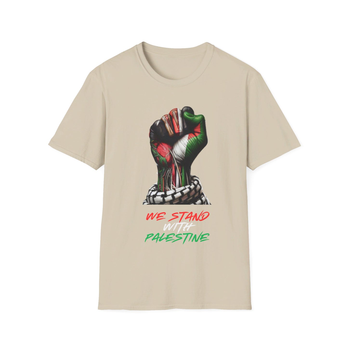 Adult Unisex "We Stand with Palestine" T-Shirt