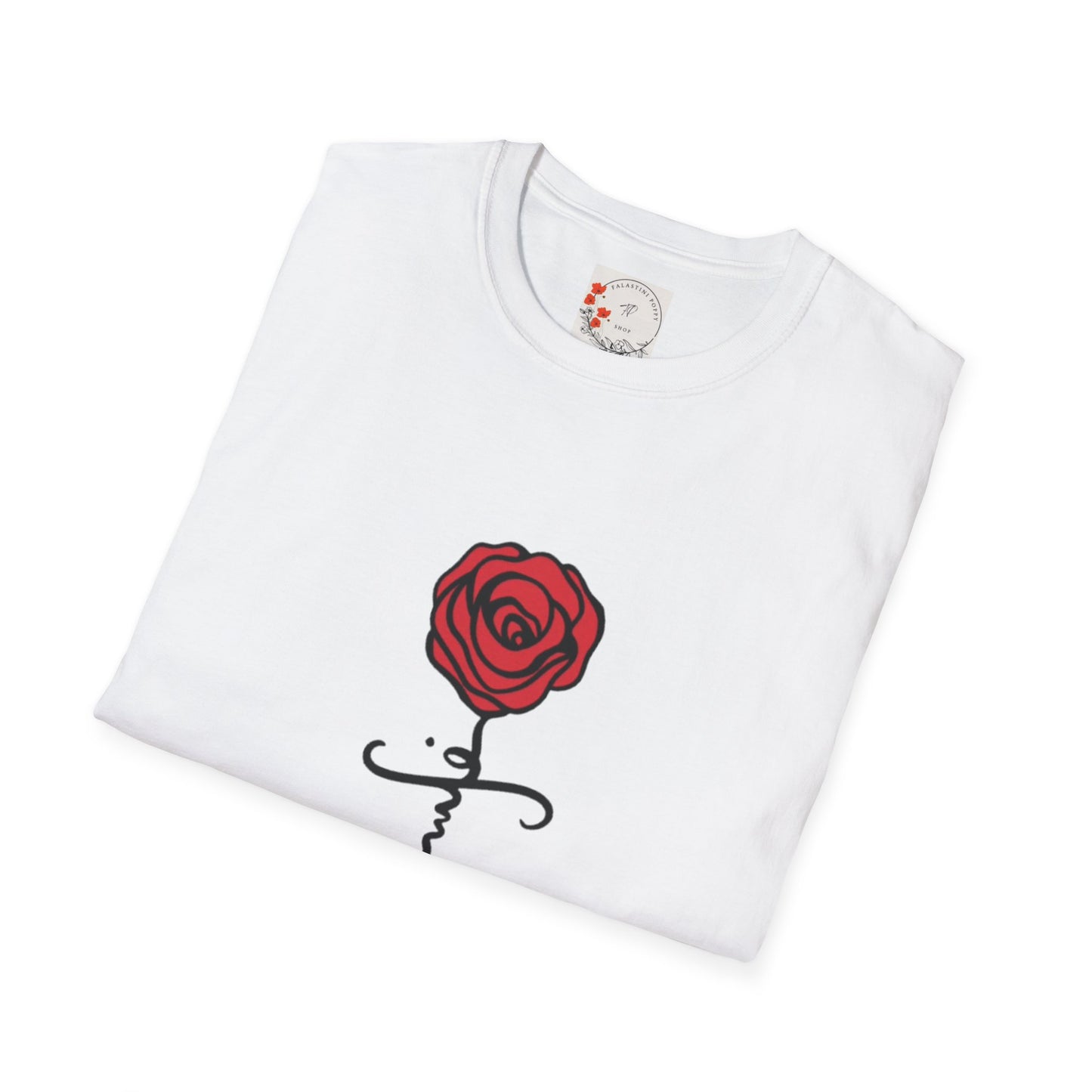 Adult Unisex Falastini Poppy Softstyle T-Shirt