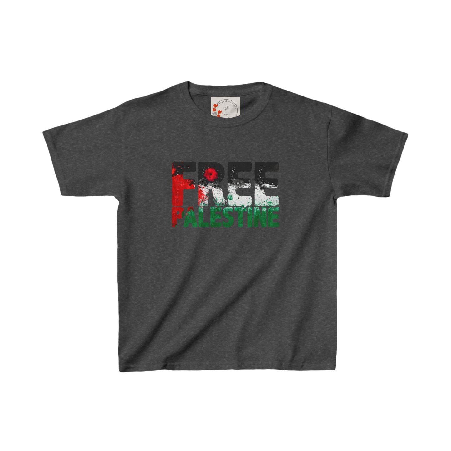 Kids FREE PALESTINE Short Sleeve Tee