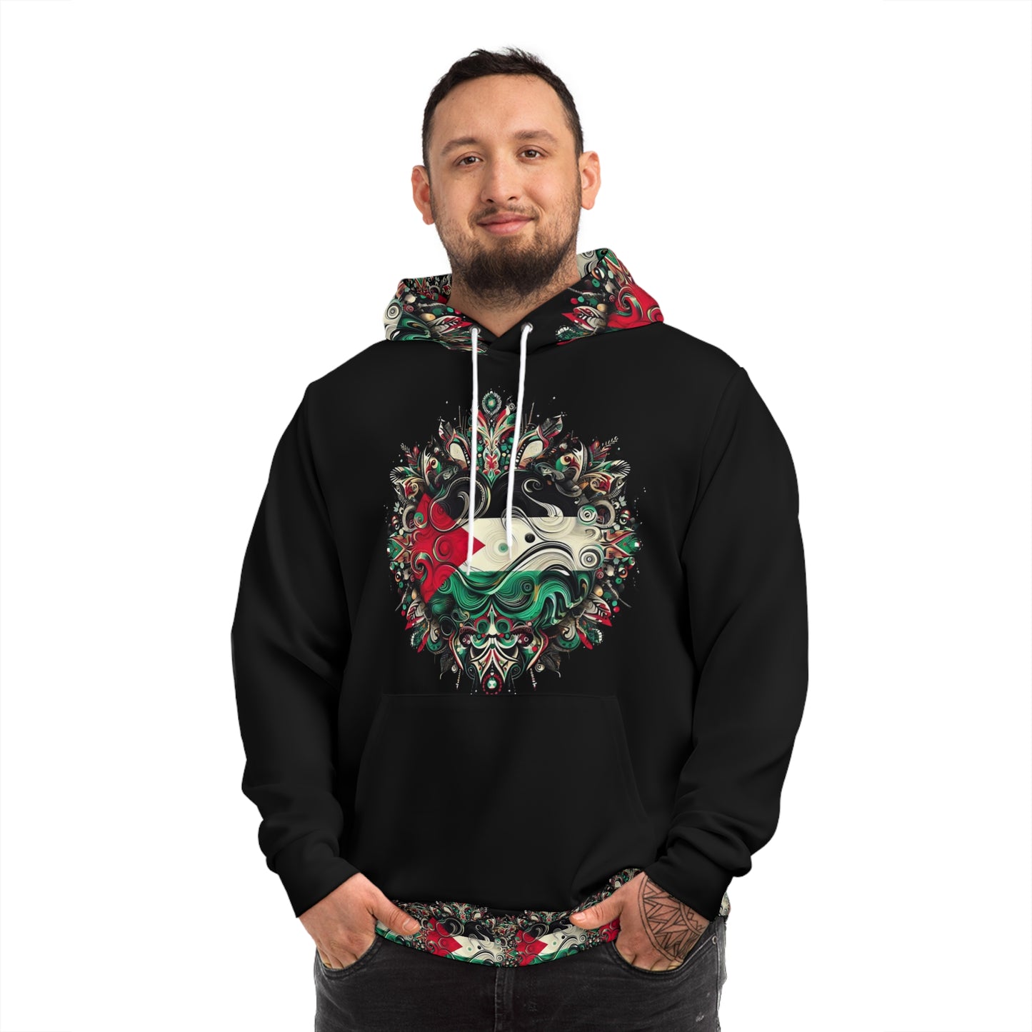 Vibrant Palestine Hoodie (Unisex)