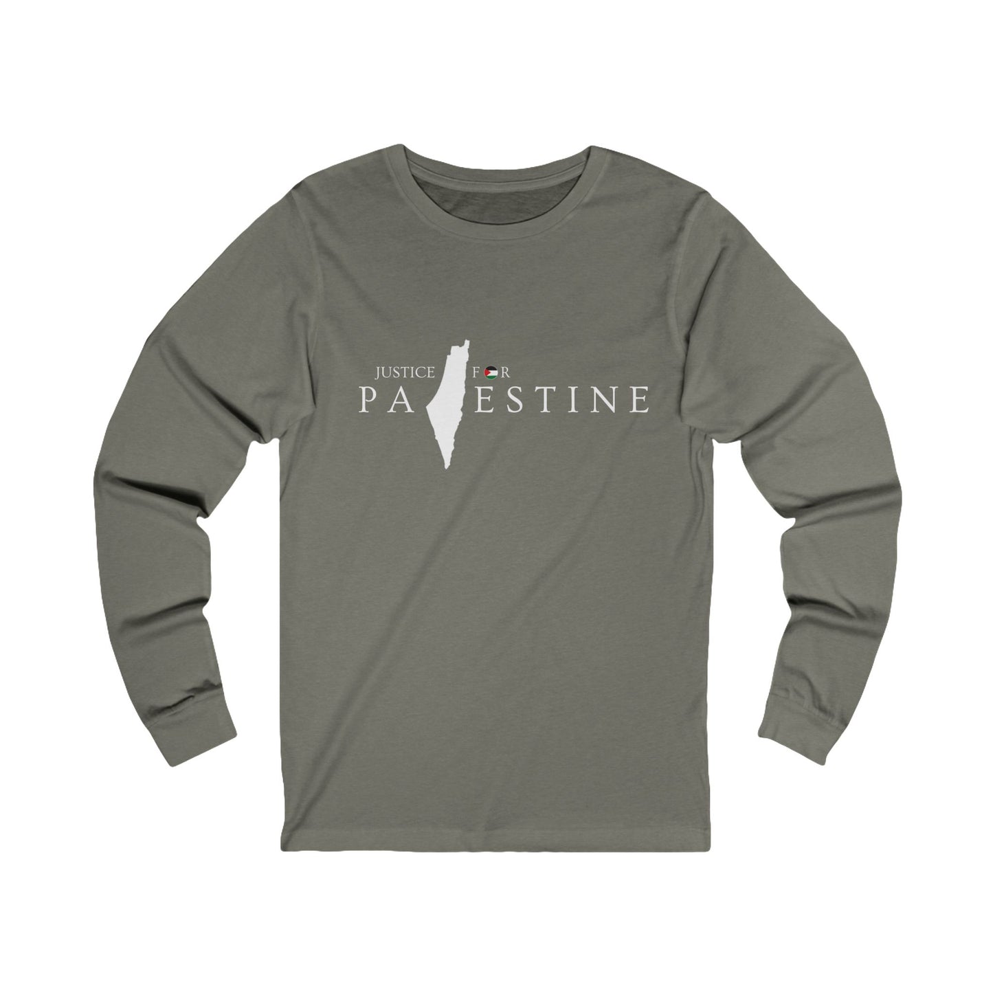 Justice for Palestine unisex long sleeve t-shirt