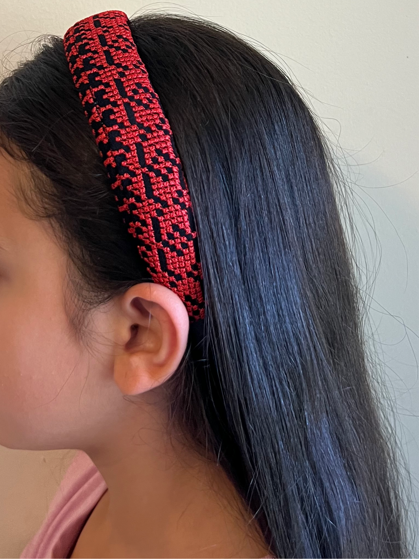 Embroidered Tatreez Headband for Youth & Adults