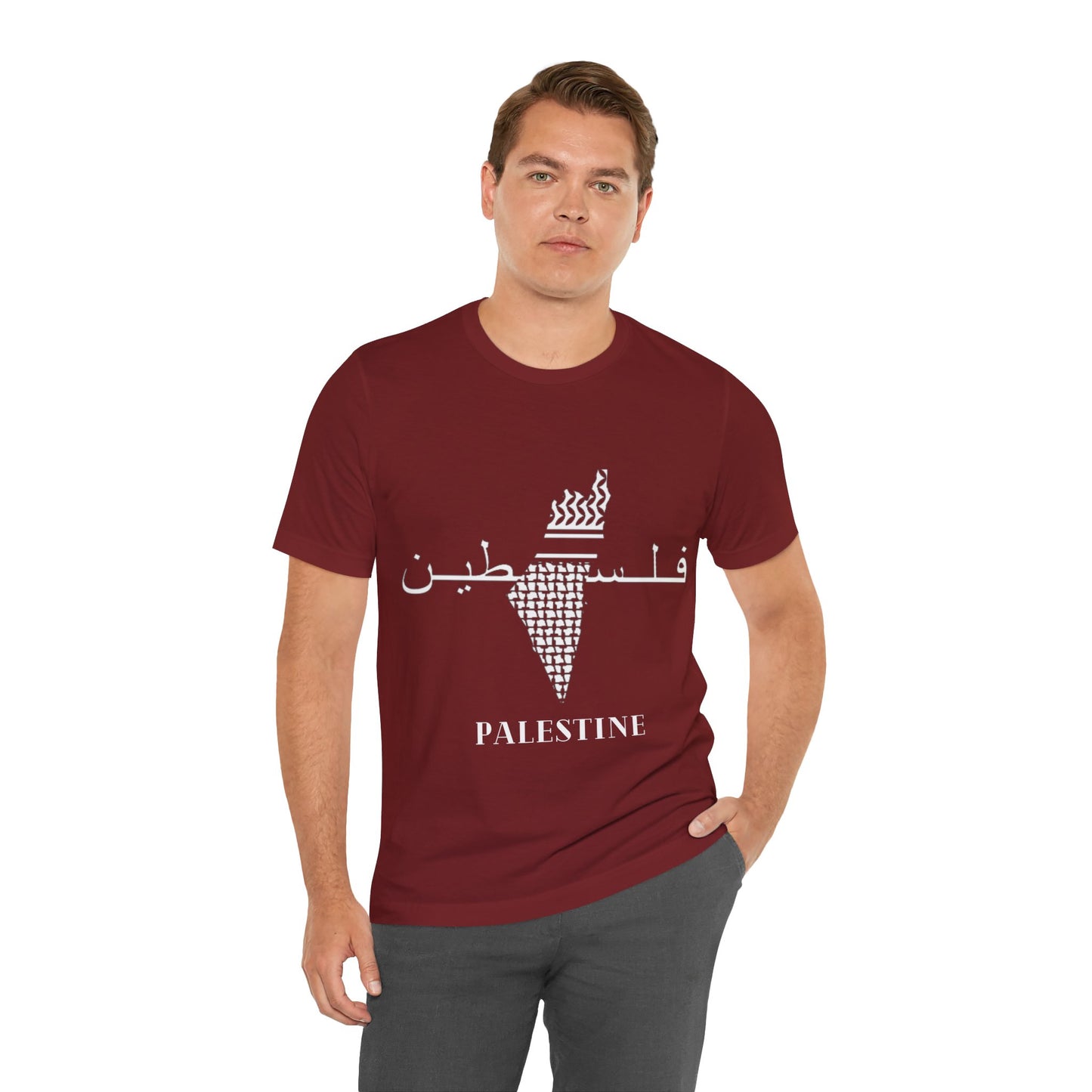 Adult Unisex Palestine Jersey Short Sleeve Tee