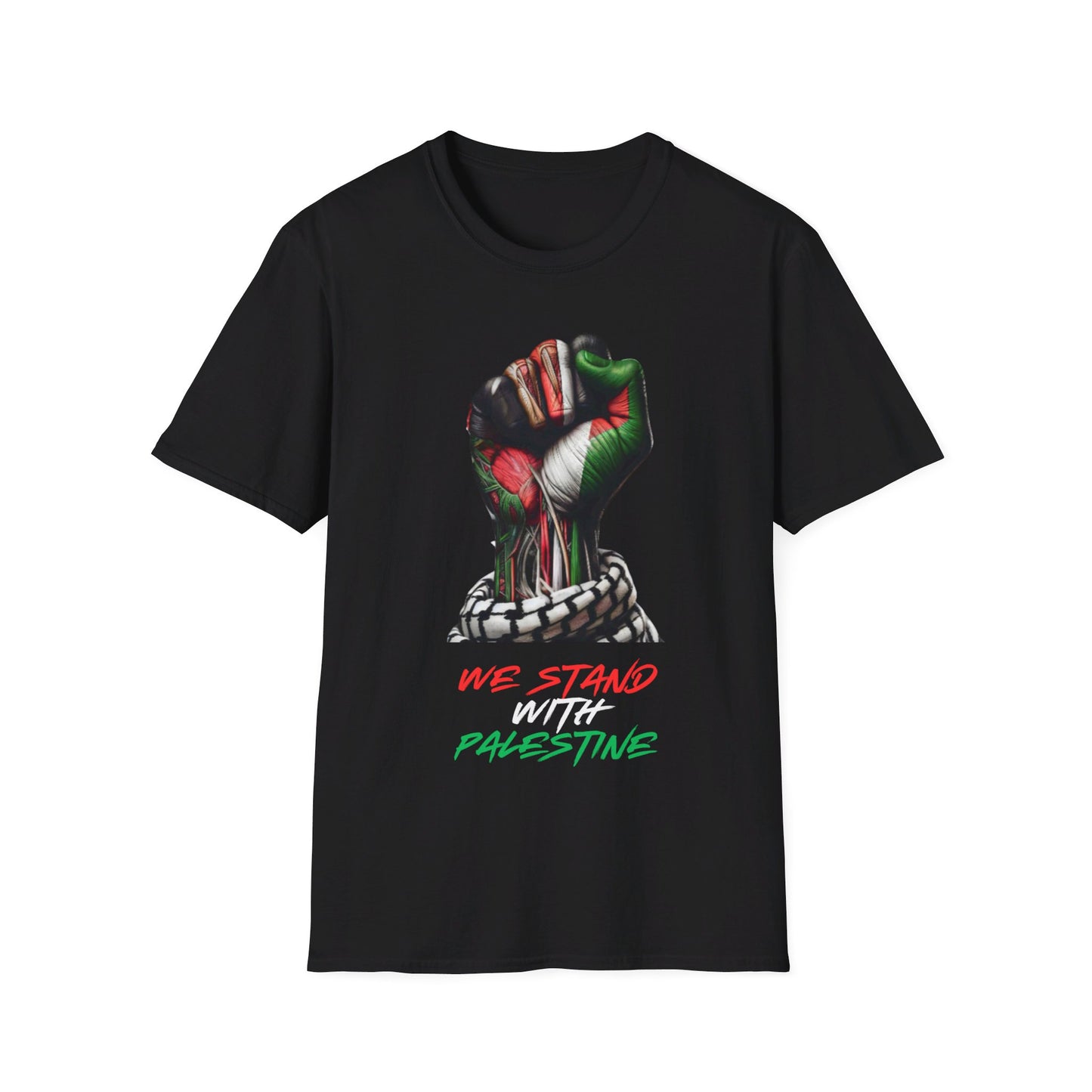 Adult Unisex "We Stand with Palestine" T-Shirt