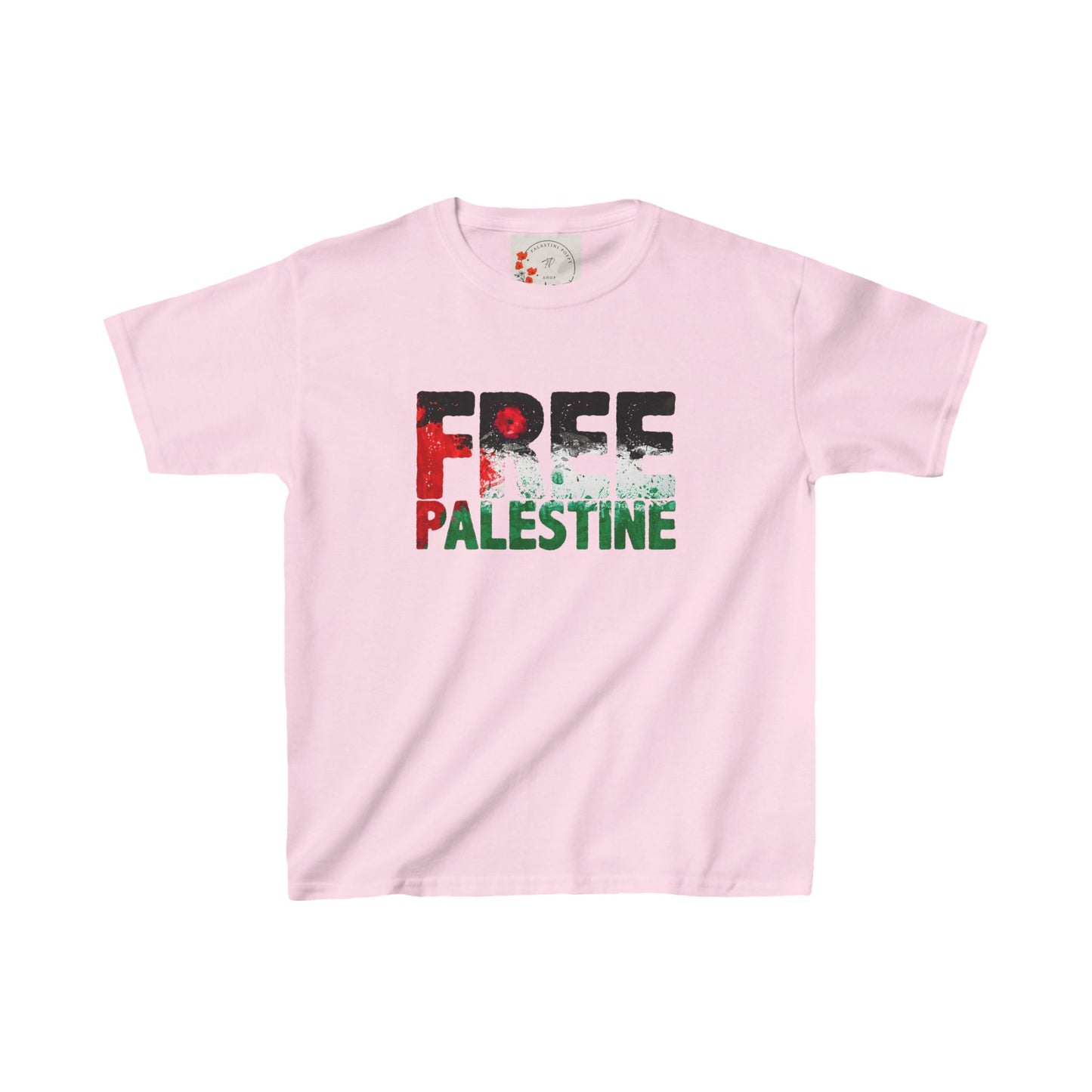 Kids FREE PALESTINE Short Sleeve Tee