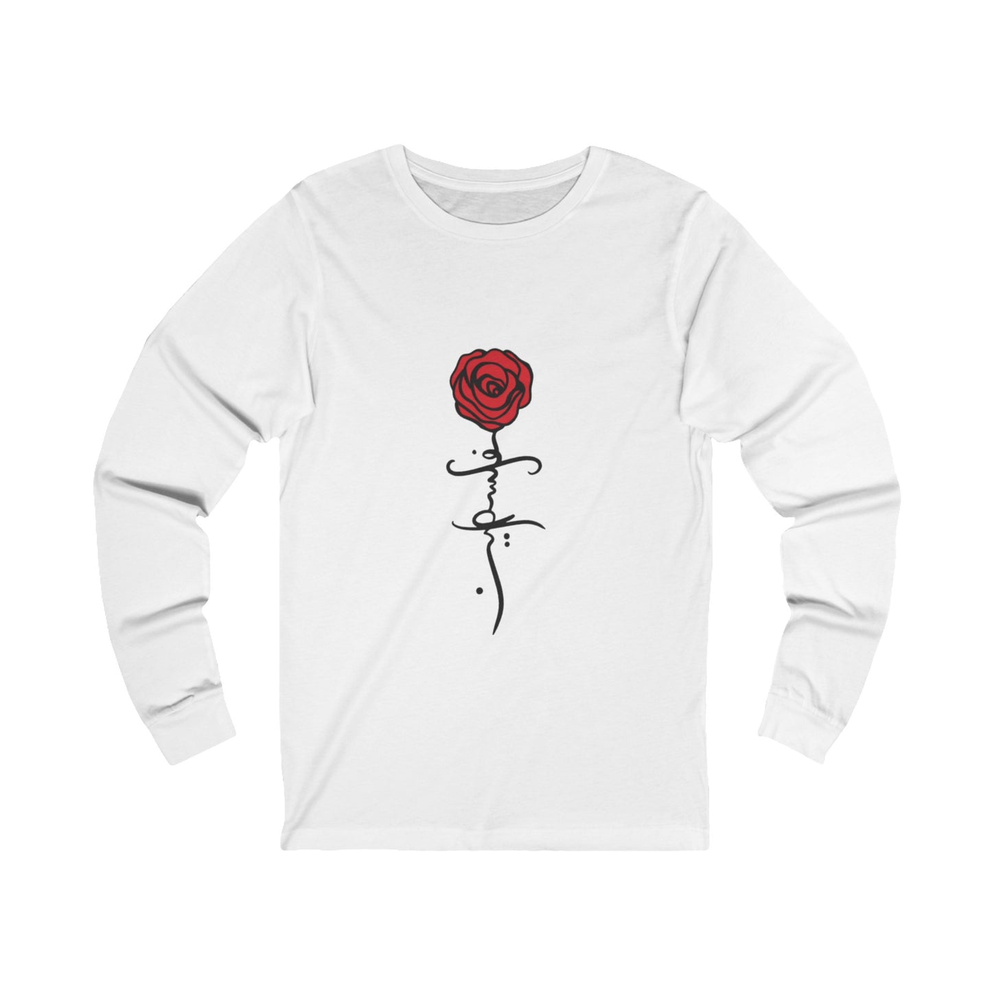 Adult Unisex Falastini Poppy Jersey Long Sleeve Tee