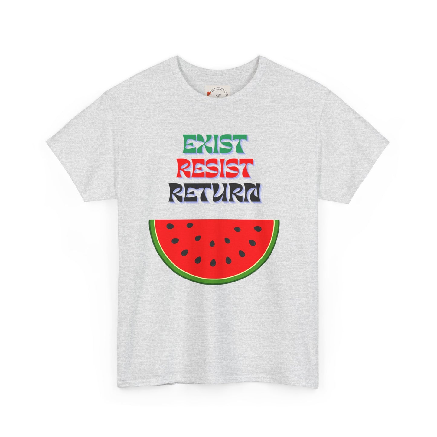 Adult Unisex Palestine Watermelon Short sleeve tee