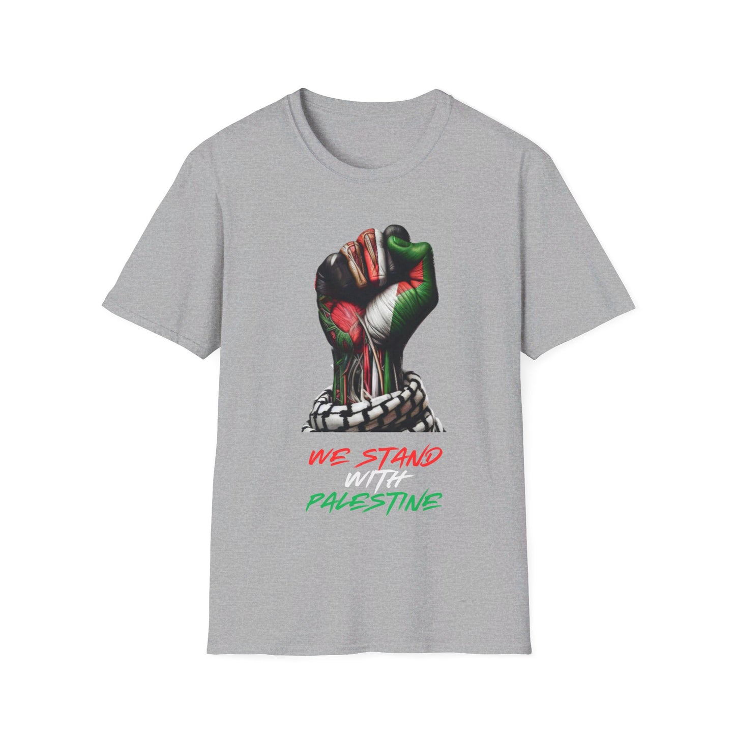 Adult Unisex "We Stand with Palestine" T-Shirt