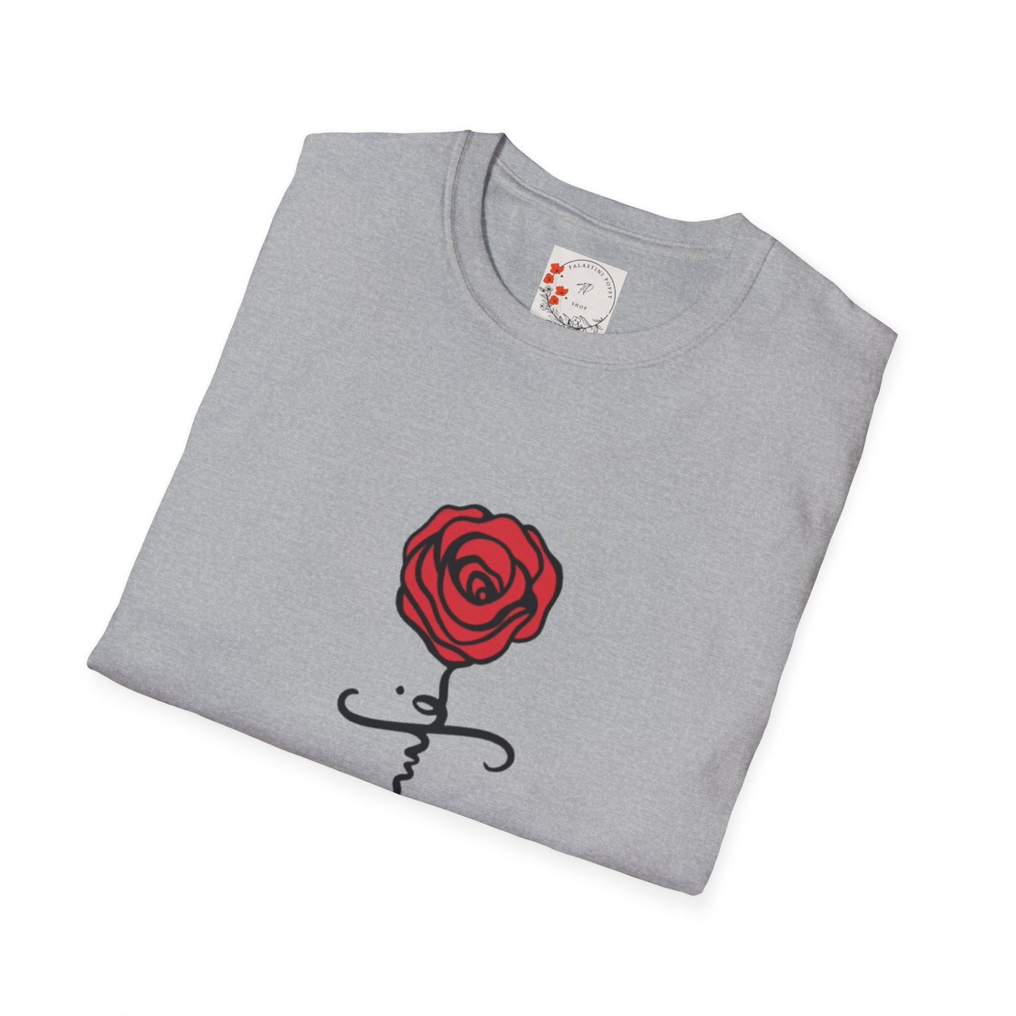 Adult Unisex Falastini Poppy Softstyle T-Shirt