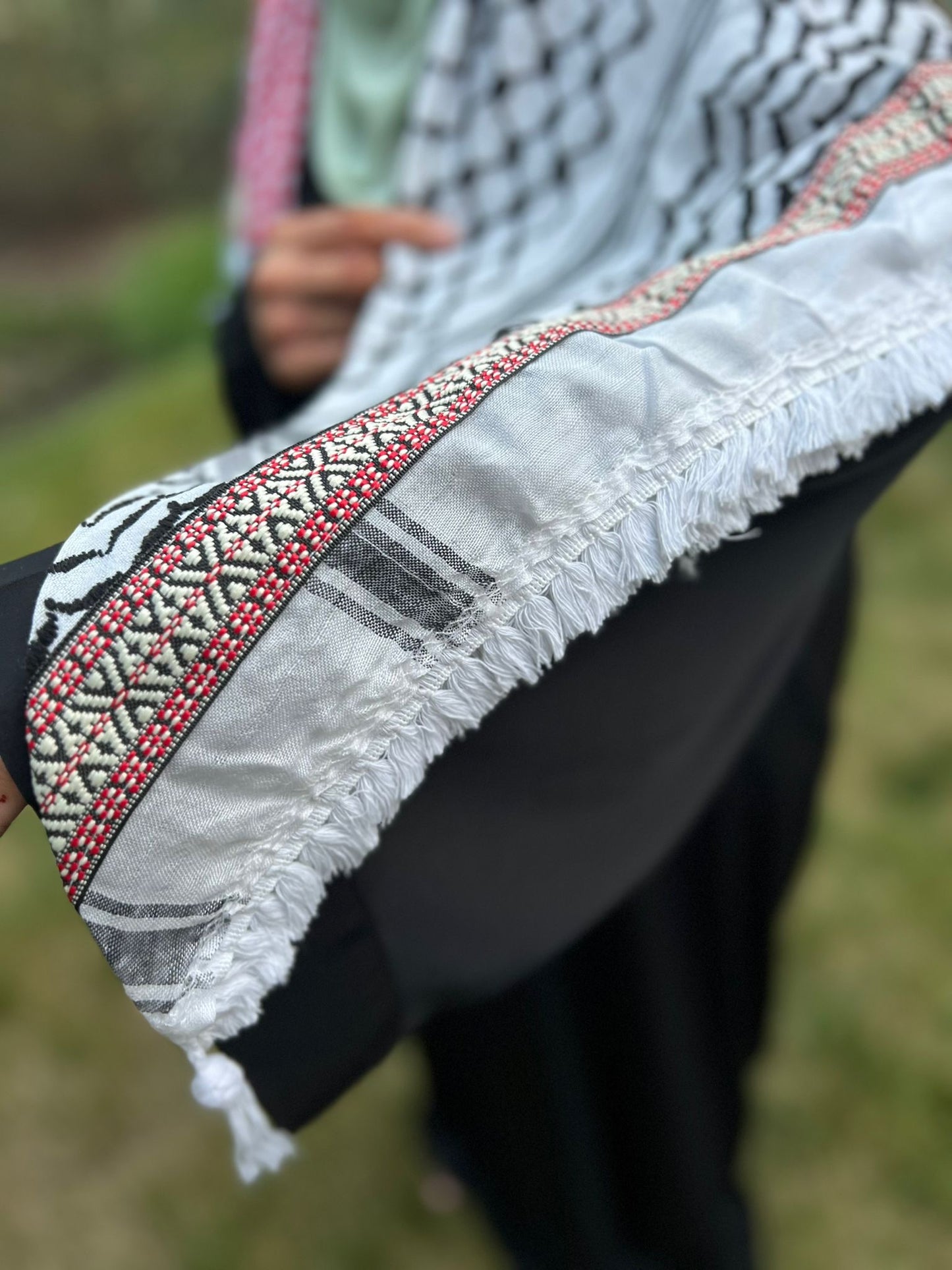 Unisex Half n Half Palestine Kuffiyah