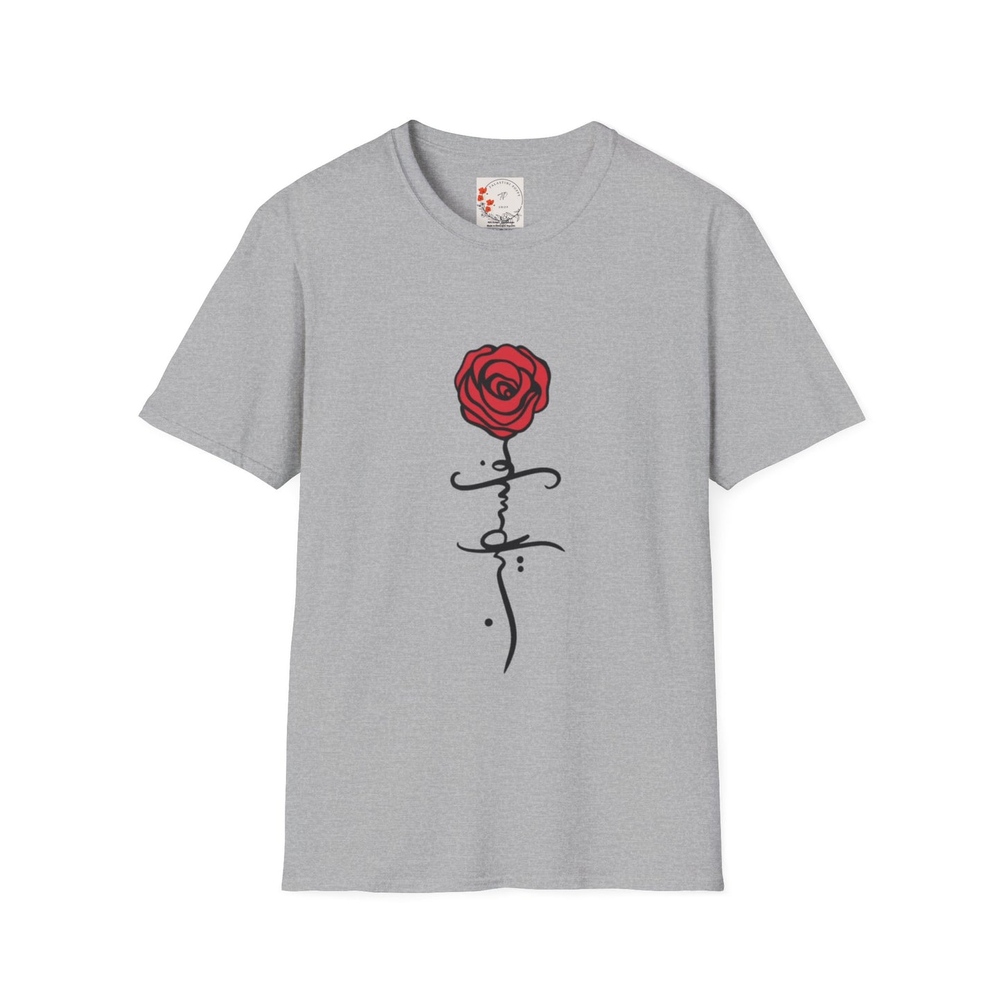 Adult Unisex Falastini Poppy Softstyle T-Shirt