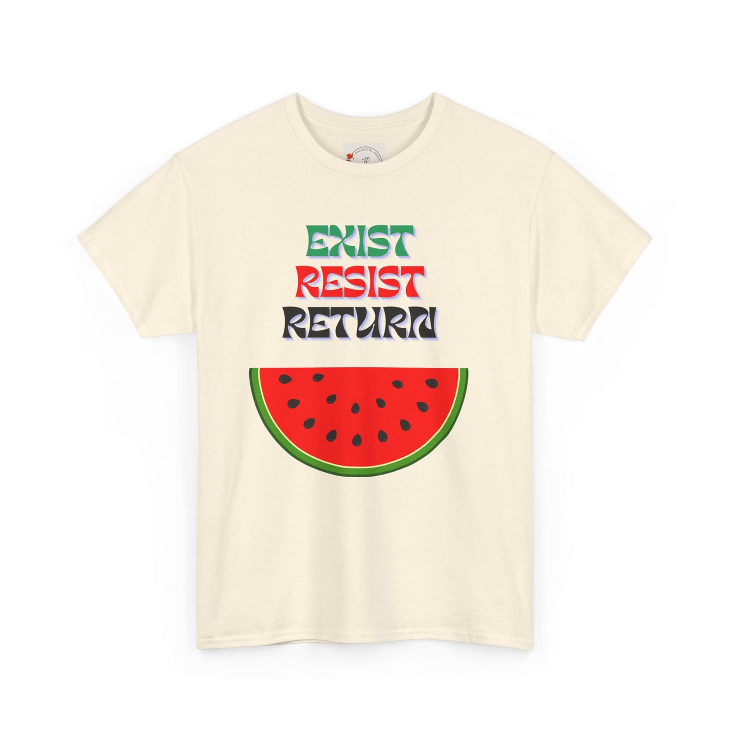 Adult Unisex Palestine Watermelon Short sleeve tee