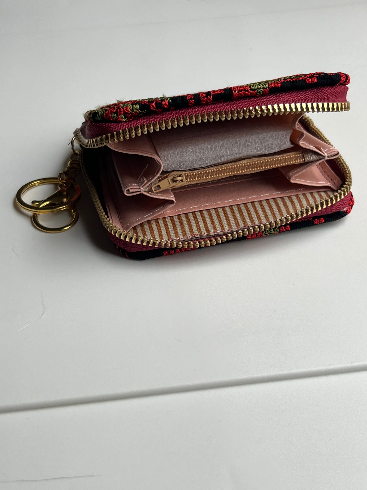 Embroidered wallet