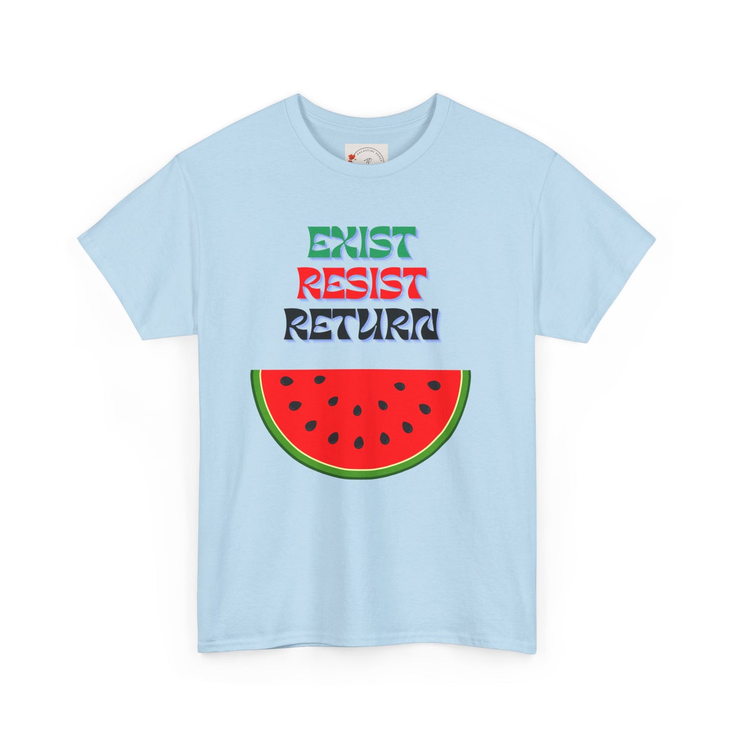 Adult Unisex Palestine Watermelon Short sleeve tee