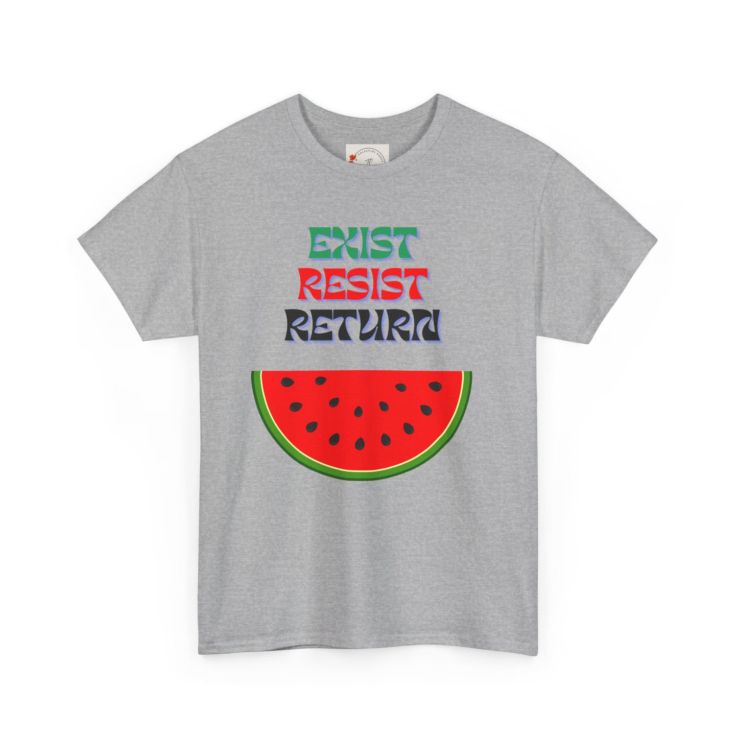 Adult Unisex Palestine Watermelon Short sleeve tee