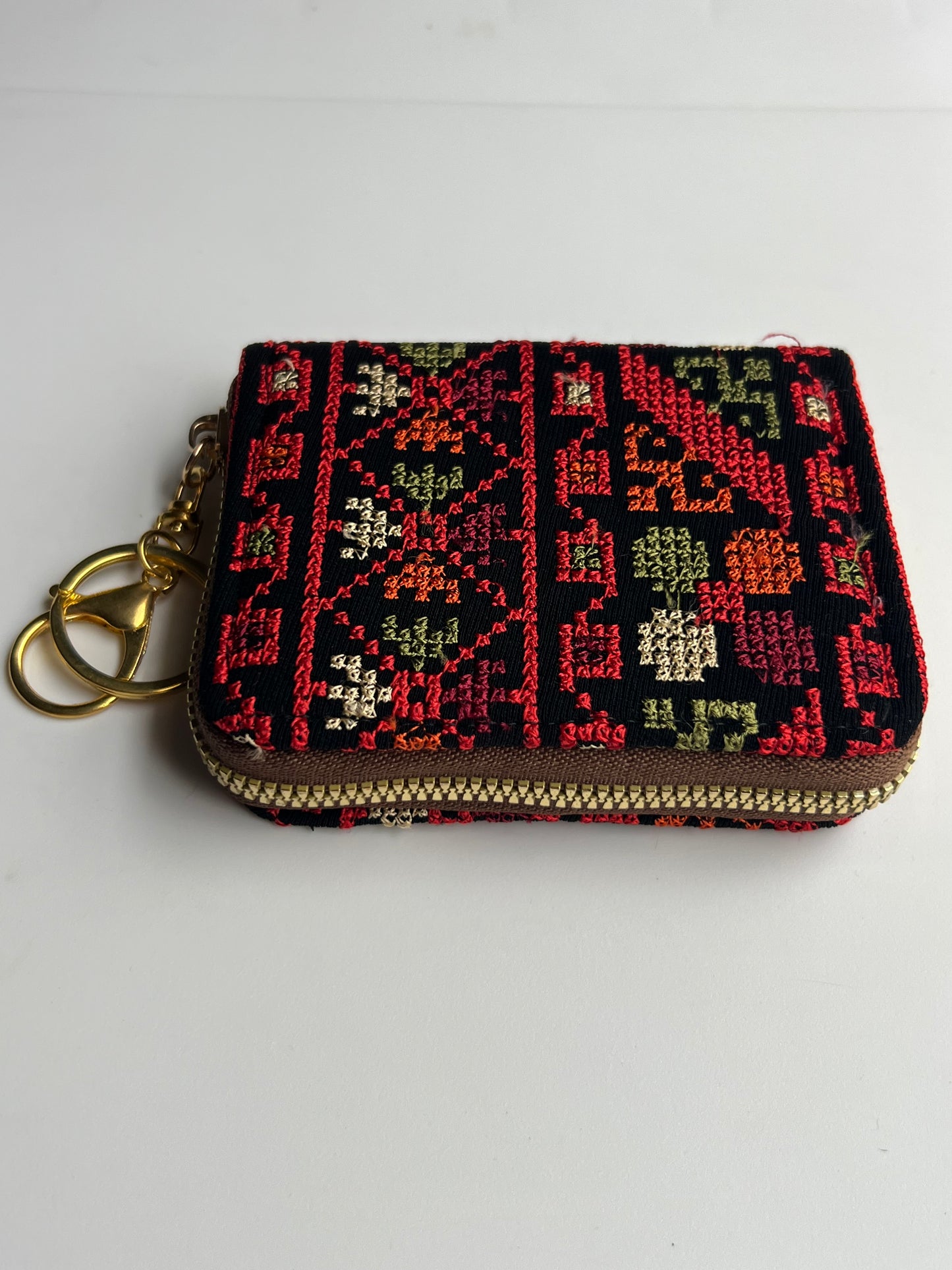 Embroidered wallet