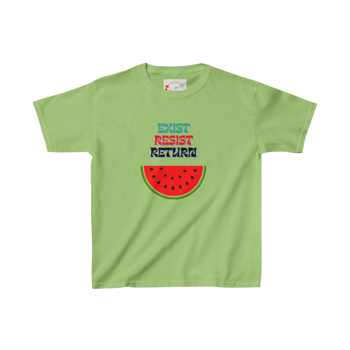 Kids Palestine Watermelon Short Sleeve Tee