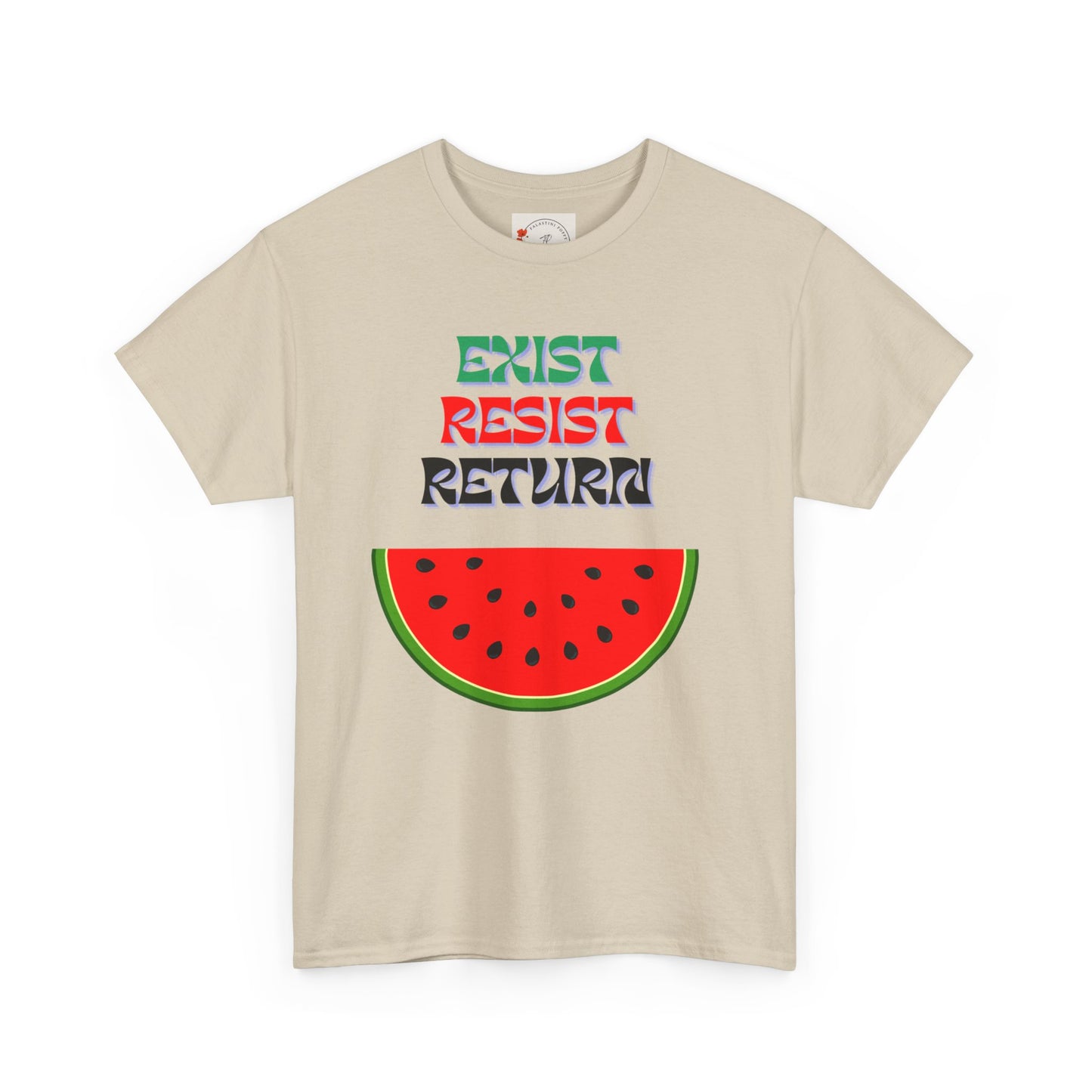 Adult Unisex Palestine Watermelon Short sleeve tee