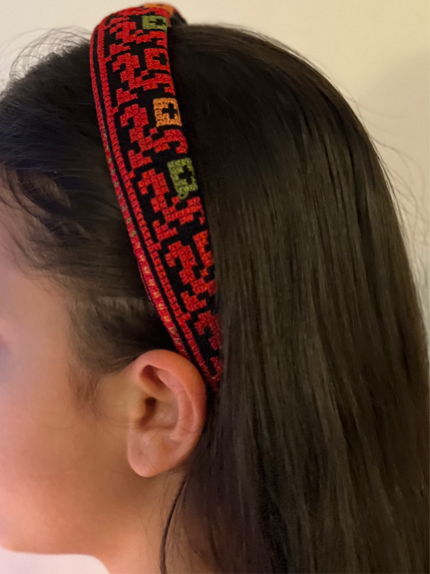 Embroidered Tatreez Headband for Youth & Adults