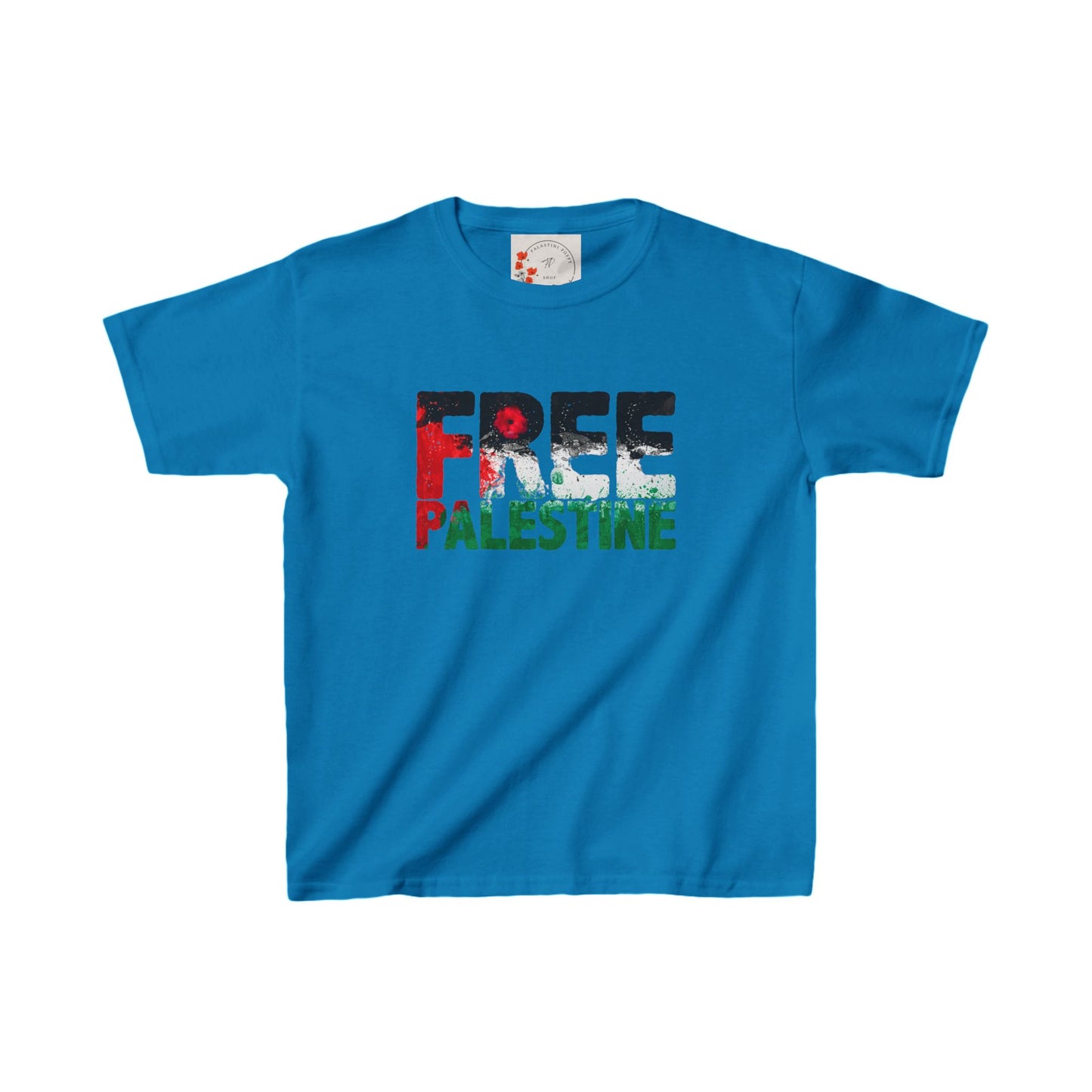 Kids FREE PALESTINE Short Sleeve Tee