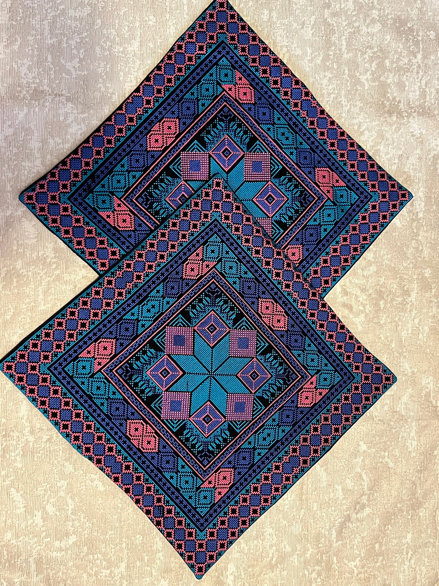 Tatreez (Embroidered) Pillowcase
