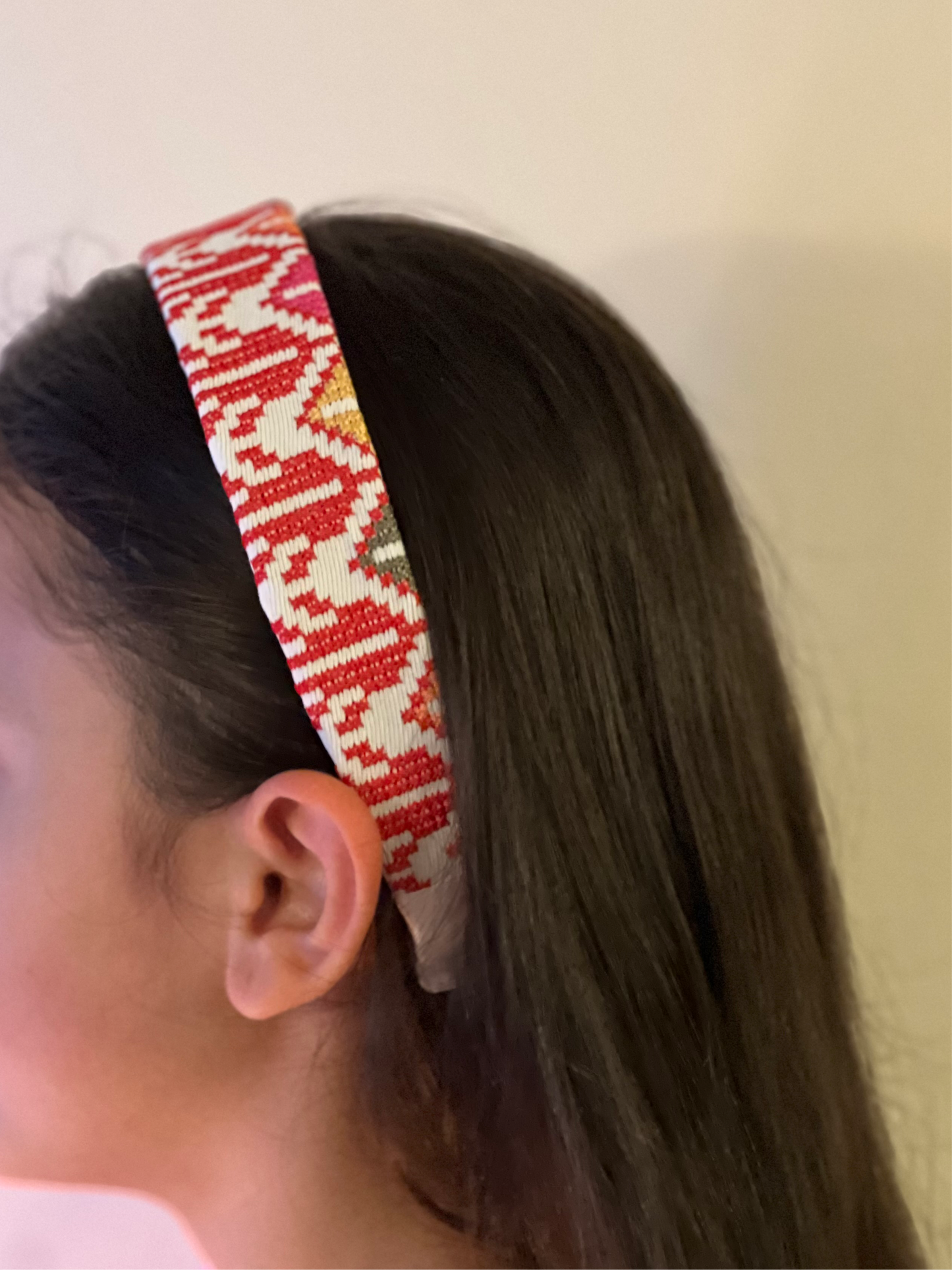 Embroidered Tatreez Headband for Youth & Adults