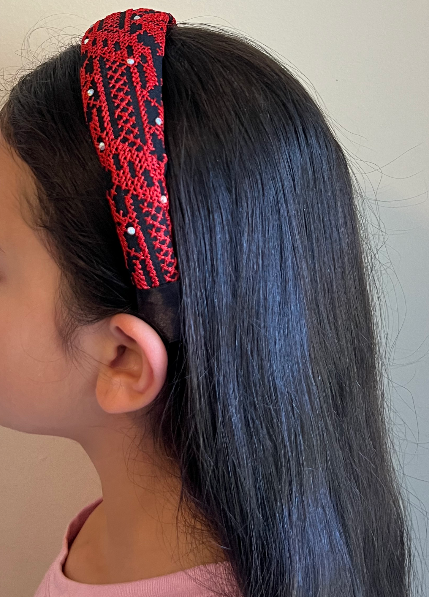 Embroidered Tatreez Headband for Youth & Adults