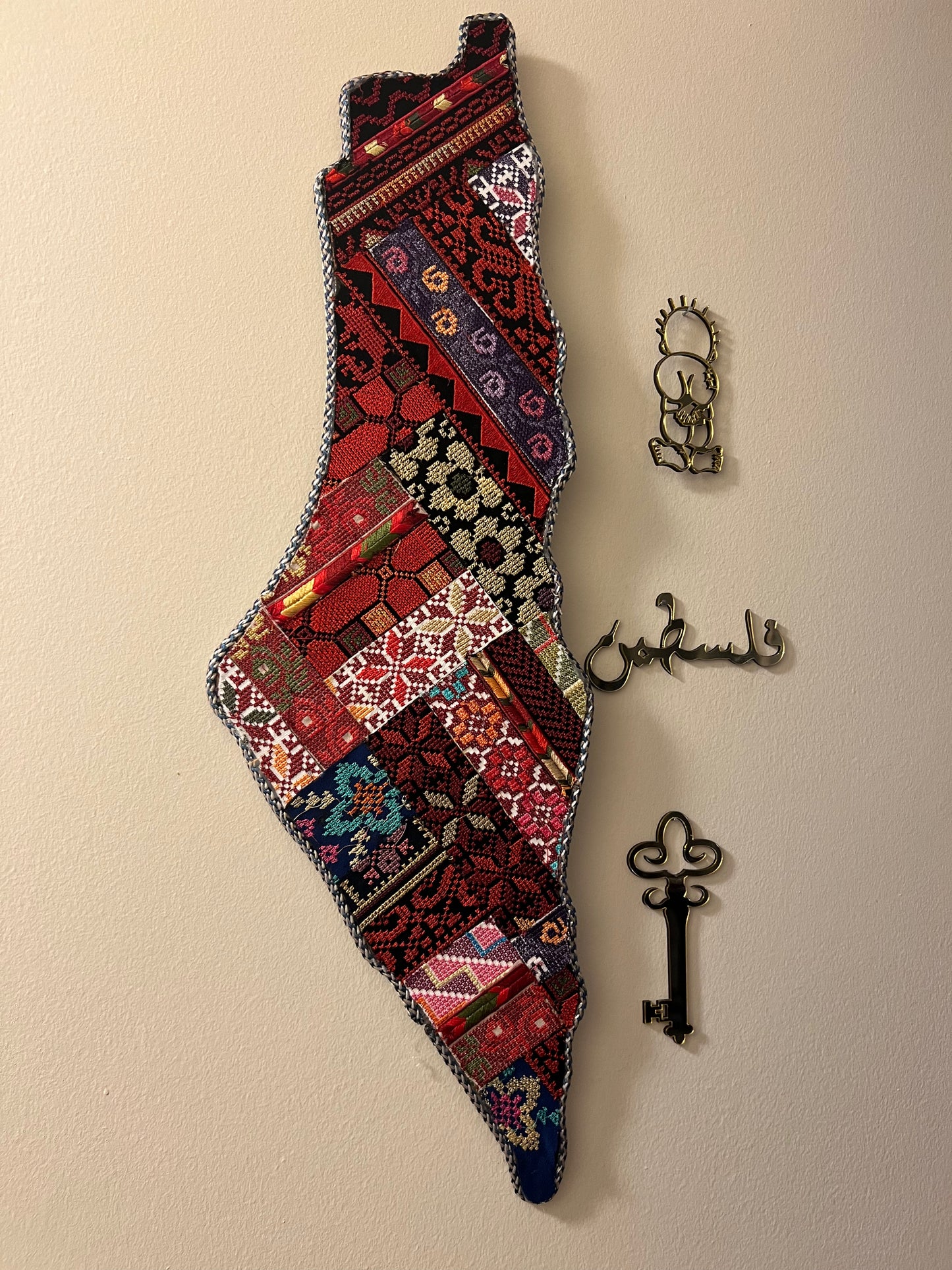 Palestine Map Wall Decor