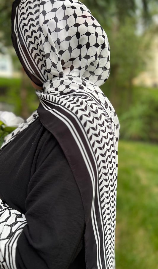 Kuffiyeh Inspired Headscarf