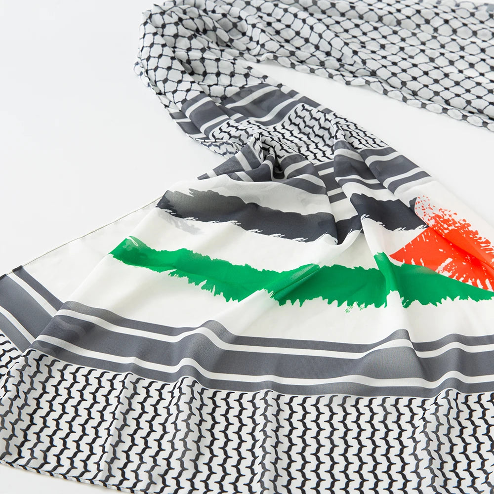 NEW! Palestine Kuffiyeh Chiffon Hijab