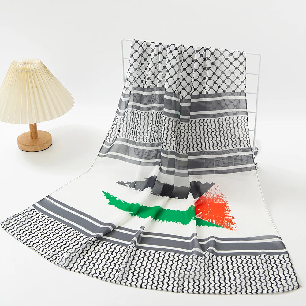 NEW! Palestine Kuffiyeh Chiffon Hijab