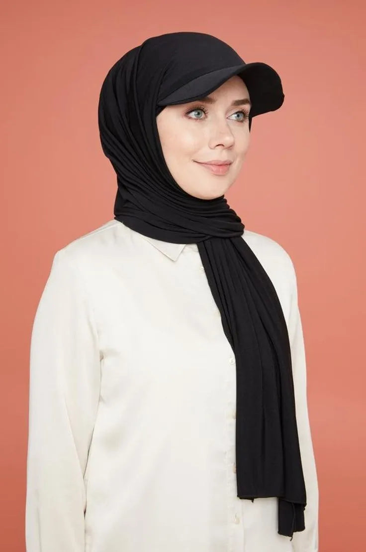 Women Jersey Hijab Cap